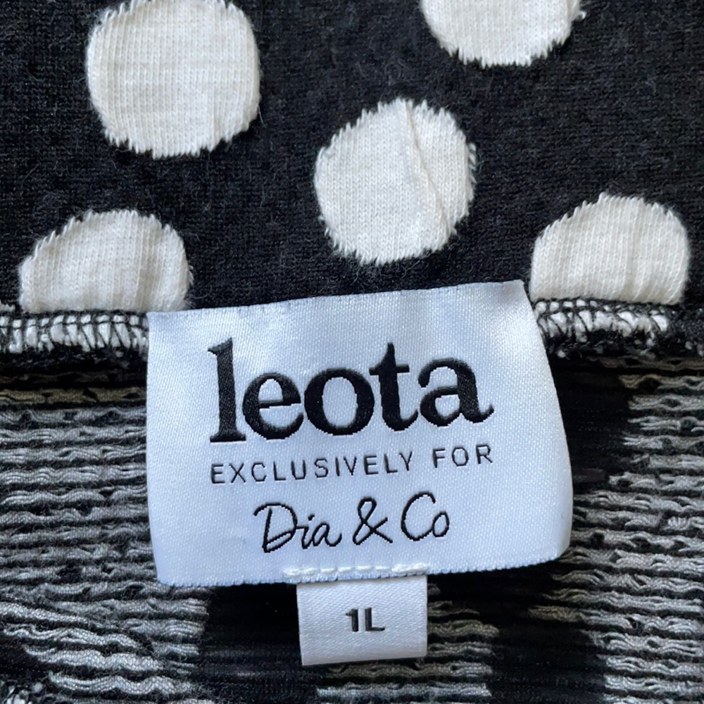 Polka dotted circle skirt Leota for Dia&Co